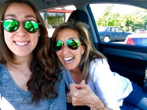 girls in car to nashville